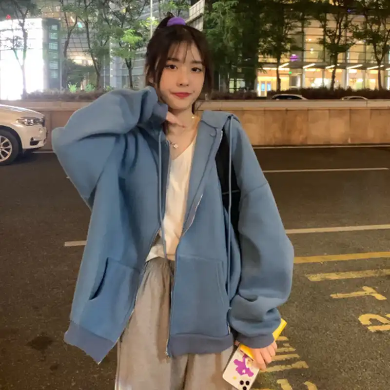 Zip up oversized sweater Clearance