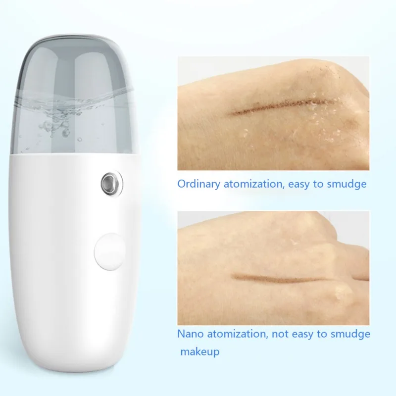Facial Nano Mister Moisturizing Portable Handheld Charging Face Steamer Skin Care Tool