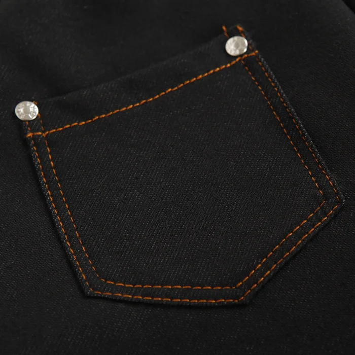 Autumn And Winter New Style Denim-like Fabric Brushed And Thick Leggings Korean-style Slim Fit Slimming Large Size Warm-keeping