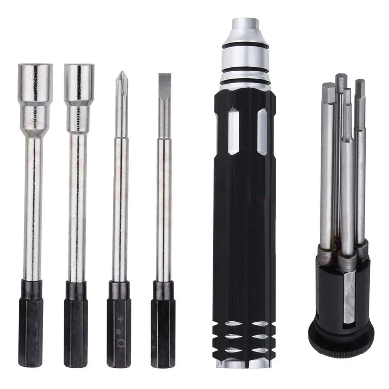 

New 8 in 1 Hex Socket Driver Hexagon Screwdriver Set for RC Models Aluminum
