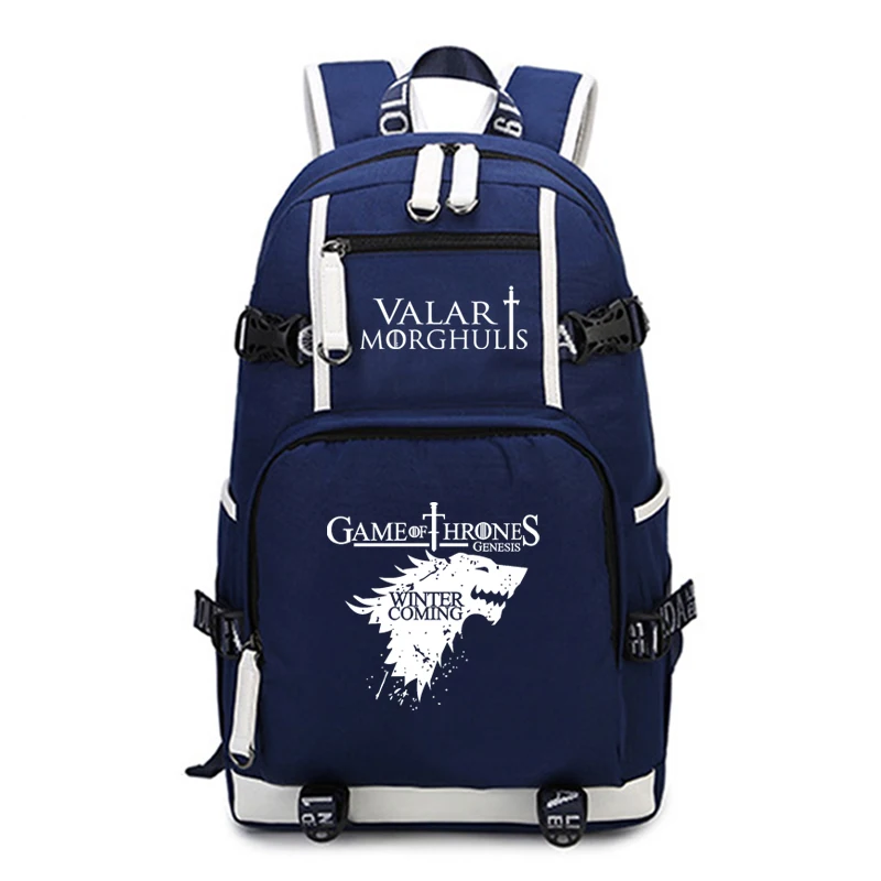 

Game of Thrones Mens Backpacks Laptop Backpack Men Travel Back Pack Boys Rucksack Laptop Shoulder Schoolbag Custom School Bags