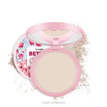 Горячий туман матовая основа для лица компакт-пудра-консилер Палетка для контурирования лица контроль масла отбеливающая основа порошок мультфильм стиль