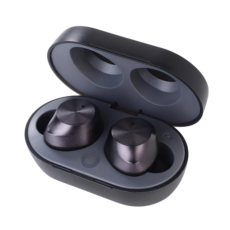 Black QCR T9 Bluetooth 5,0 беспроводные автомобильные наушники мини бинауральные наушники Touch TWS Bluetooth гарнитура для всех смартфонов/ноутбуков/планшетов - Цвет: Black