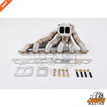 

JKVK RACEING Stainless Steel Turbo Manifold For Su pra 7MGTE T4 TWIN SCROLL JZA7 MK3 1986-92