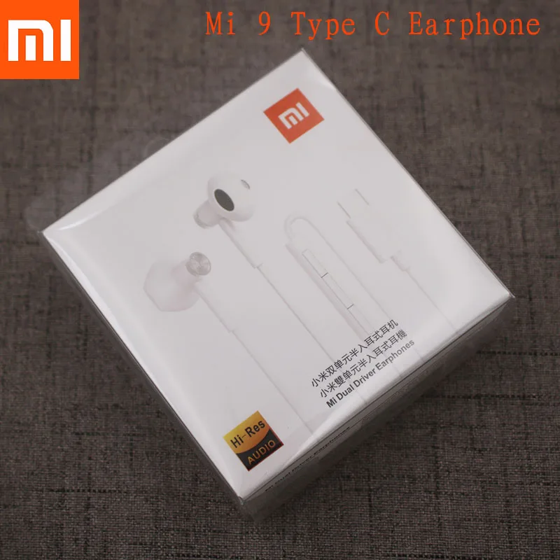 Наушники Xiaomi Mi 9 Type-C наушники-вкладыши с двойным драйвером проводные наушники