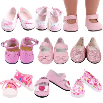 

Doll Shoes Boots 7 Cm Kitty Cute Canvas Shoes For 18 Inch American&43 Cm Baby New Born Doll Generation Girl`s Toy 1/3 Blyth