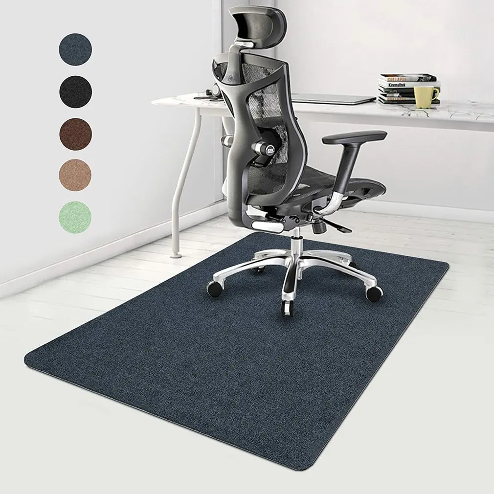 

90x120cm Self-adhesive PVC Non-slip Chair Mat And Floor Mat Mute Sound Absorption Scratch-resistant Floor Mat