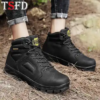 

Combat Men's Boots Plus Size Security Boots Autumn Platform Shoes Male Casual Climbing Zapatos High Topman Desert Combat Shoe Q8