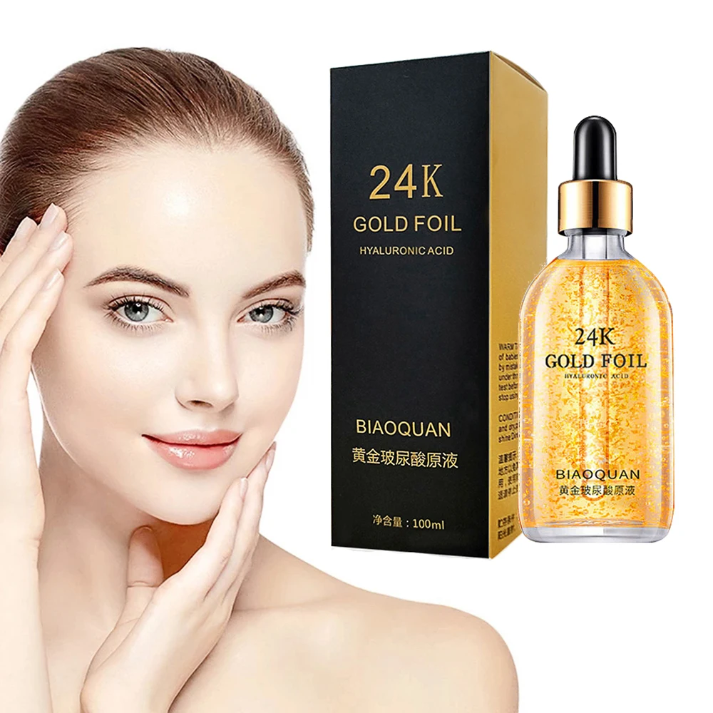 24kGoldSerumHyaluronicAcidSerumGoldNicotinamideLiquidSkinCareProductsFacialEssence
