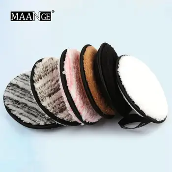 

6 Colors Soft Flannelette Sponge Double Sided Makeup Remove Puff Foundation Puff Portable Cosmetic Puff Makeup Foundation Sponge