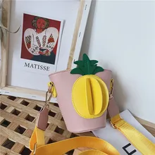 Детские сумки с овечкой, новинка, милые сумки через плечо с ананасом для мальчиков и девочек, мини аксессуары, маленькие кошельки