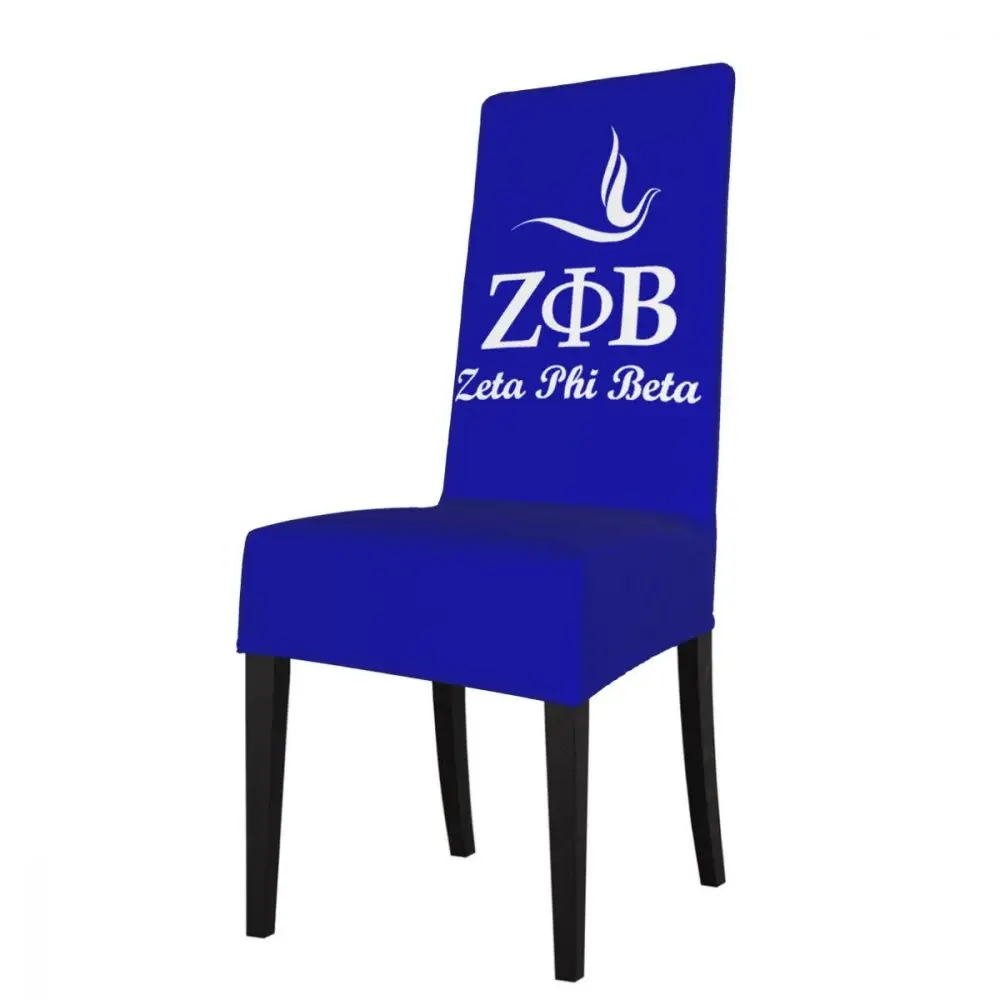 Оригинальное бархатное сиденье Zeta Phi Beta натянутое для столовой мягкое стула съемный моющийся чехол