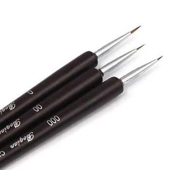 3PCS/Set New Style Kolinsky Acrylic Nail Brush Professional Brushes Nail Tools Fashion Nail Art Brush Drop Shopping