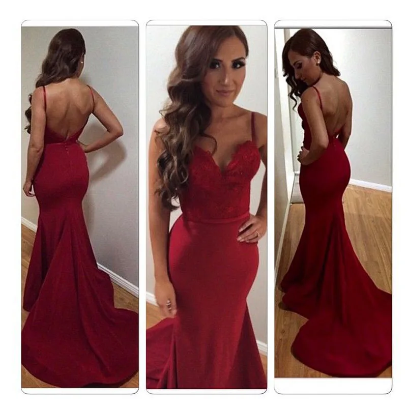 Rode Lange Avondjurken Sexy Spaghetti Strap Kant Mermaid Formele Avondjurken Hof Trein Sexy Prom Dresses Robe De Soiree Rode Lange Avondjurken Sexy Spaghetti Strap Kant Mermaid Formele Avondjurken Hof Trein Sexy Prom Dresses Robe De Soiree