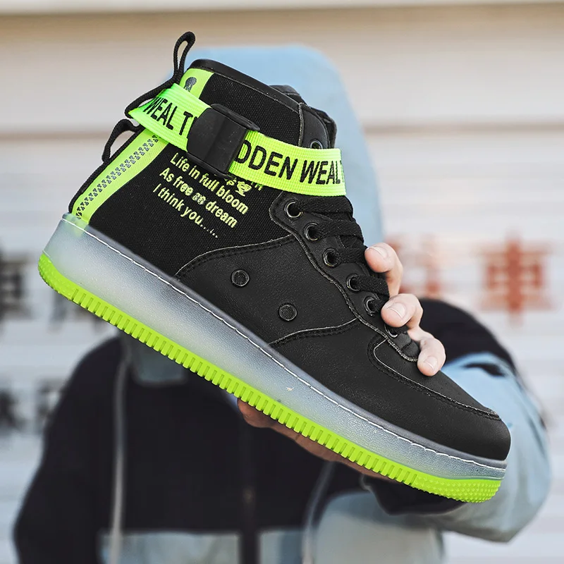Bl-green Basket Homme Chaussure, мужские баскетбольные кроссовки с высоким берцем, Нескользящие кроссовки, мужские баскетбольные ботильоны в стиле ретро, мужская обувь, новинка - Цвет: Bl-green