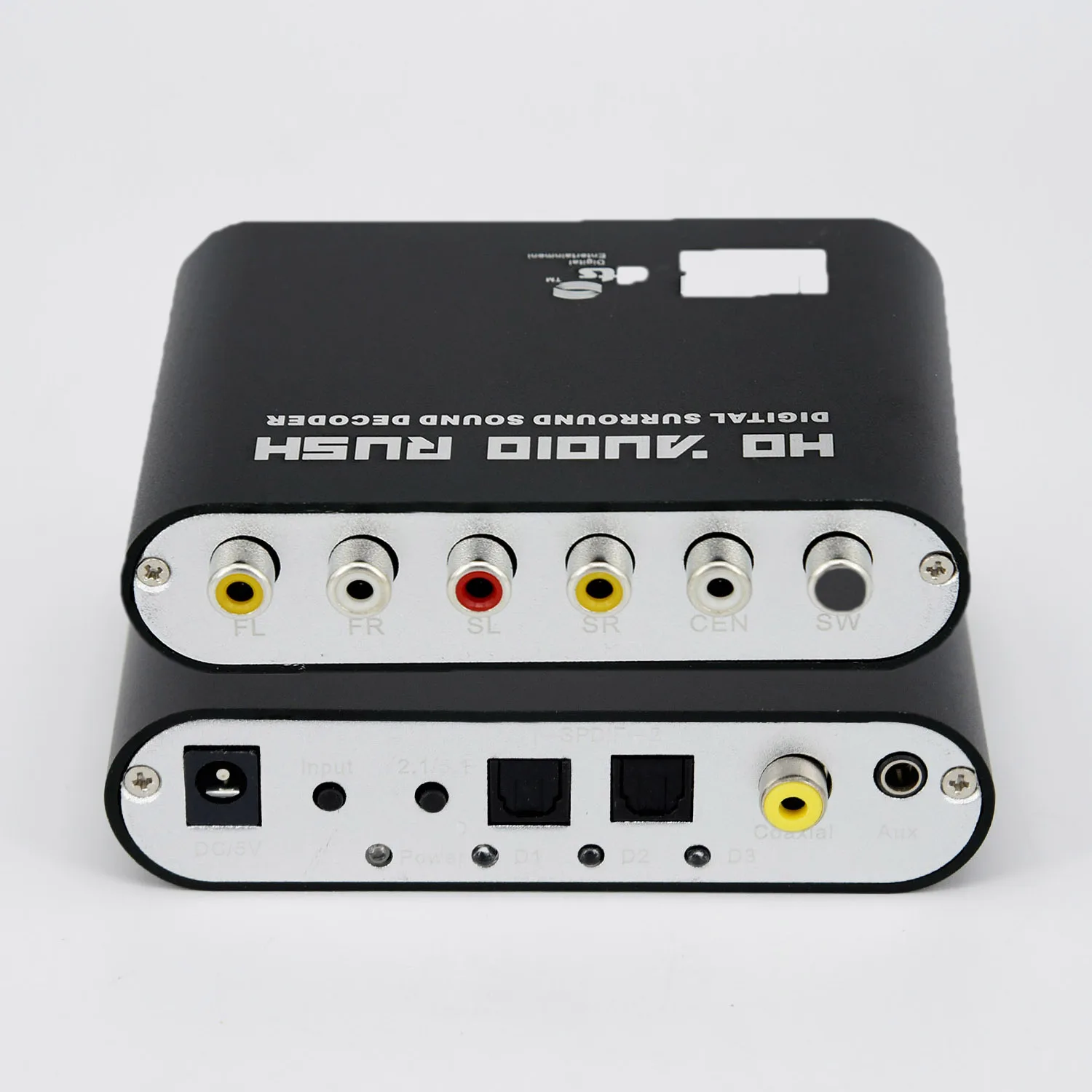 RCA цифровой DTS/AC-3 декодер 2 способа SPDIF коаксиальный до 6RCA декодер формата HD+ кабель 5,1-канальный переключатель 120дБ отношение сигнал-шум
