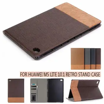 

Case For Huawei MediaPad M5 lite 10 BAH2-W19/L09/W09 10.1" Tablet Case High Quatity Leather Smart Flip Magnet Stand cover case