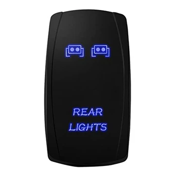 

for Vehicle and Boat 5Pin Tail Light Rocker Switch On/Off LED Light 20A 12V