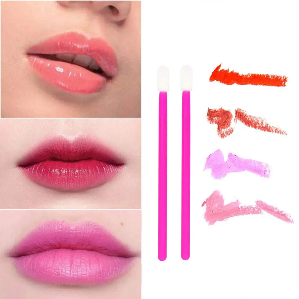 1000 PCS Disposable Lip Brushes Lip Gloss Applicators Lipstick Gloss Wands Applicator Perfect Makeup Tool Kits 5