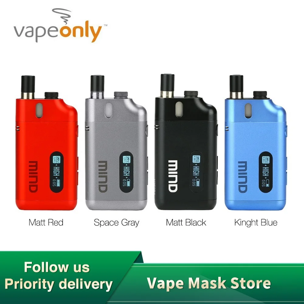 Набор для вейпа VapeOnly Mind Pod Pro 36 Вт аккумулятор 1500 мАч экран 0 91 дюйма бак 2 7 мл Drag Nano/