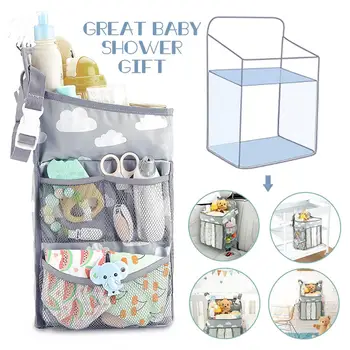 

Baby Stroller Hanging Nursery Organizer Multifunctional Diaper Caddy Storage Bag