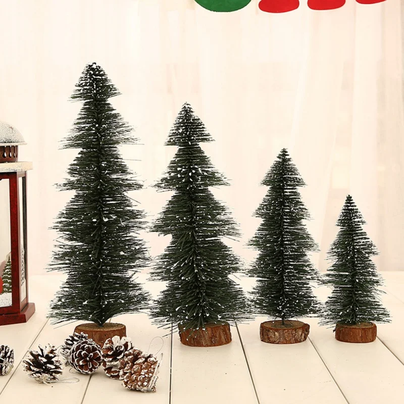 33 см DIY Мини белая Новогодняя Рождественская елка navidad рождественские украшения для дома деревенский дом Декор
