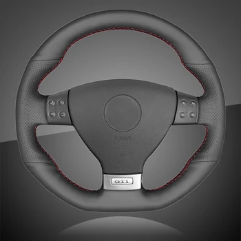 

Auto Braid On The Steering Wheel Cover for Volkswagen VW Golf GTI 5 (V) Golf R32 Scirocco Passat Variant Car Braiding Covers