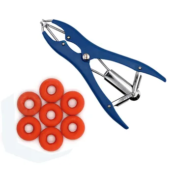 

Farm Livestock Piglet Sheep Bloodless Castration Pliers Tails Device Tail Docking Rubber Ring Castration Ring Expansion Clamp