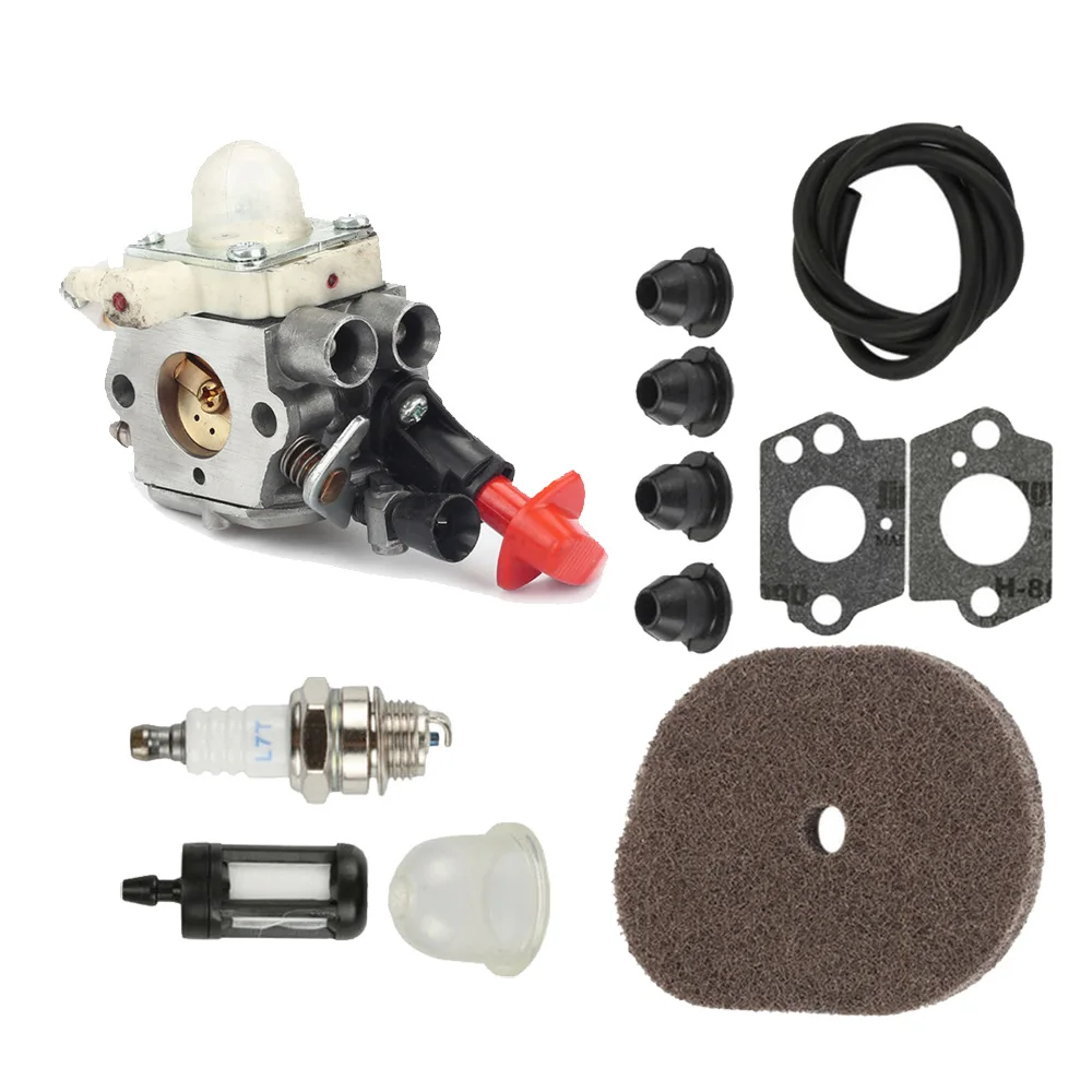 Для Stihl FS40 FS50 FS50C FS56, карбюраторный FS70 FC56 FC70 C1M-S267A аксессуары датчик расхода воздуха фильтровальные прокладки