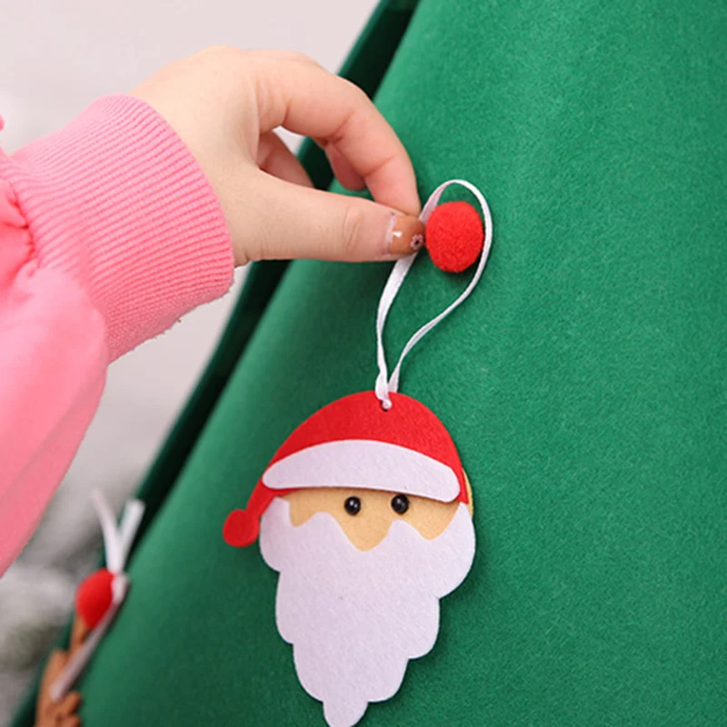 

3D DIY Felt Toddler Christmas Tree New Year Kids Gifts Toys Large Size