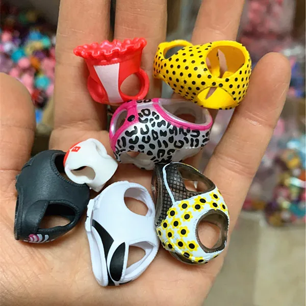 Random 5 pcs/lot Mixed Styles Plastic Clothes LOLs Pets Doll Pet Outfit Dog Cat Pony Rabbit Kids Gift Birthday Toy doll accessories doll clothes