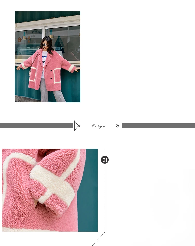Lamb Fur Coat Multicolor Notched Neck Button Front Thick Warm Fur Long Coat Women Casual Batwing Sleeve Plus A Line Fur Outwear