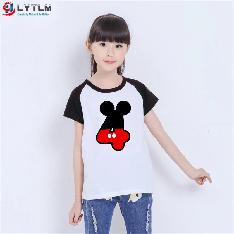 LYTLM 4th ко дню рождения детская одежда с днем рождения Для мальчиков ясельного возраста Детские футболки джемпер Moleton Infantil; брендовая футболка "Аниме" для мальчиков, детская одежда с длинным рукавом