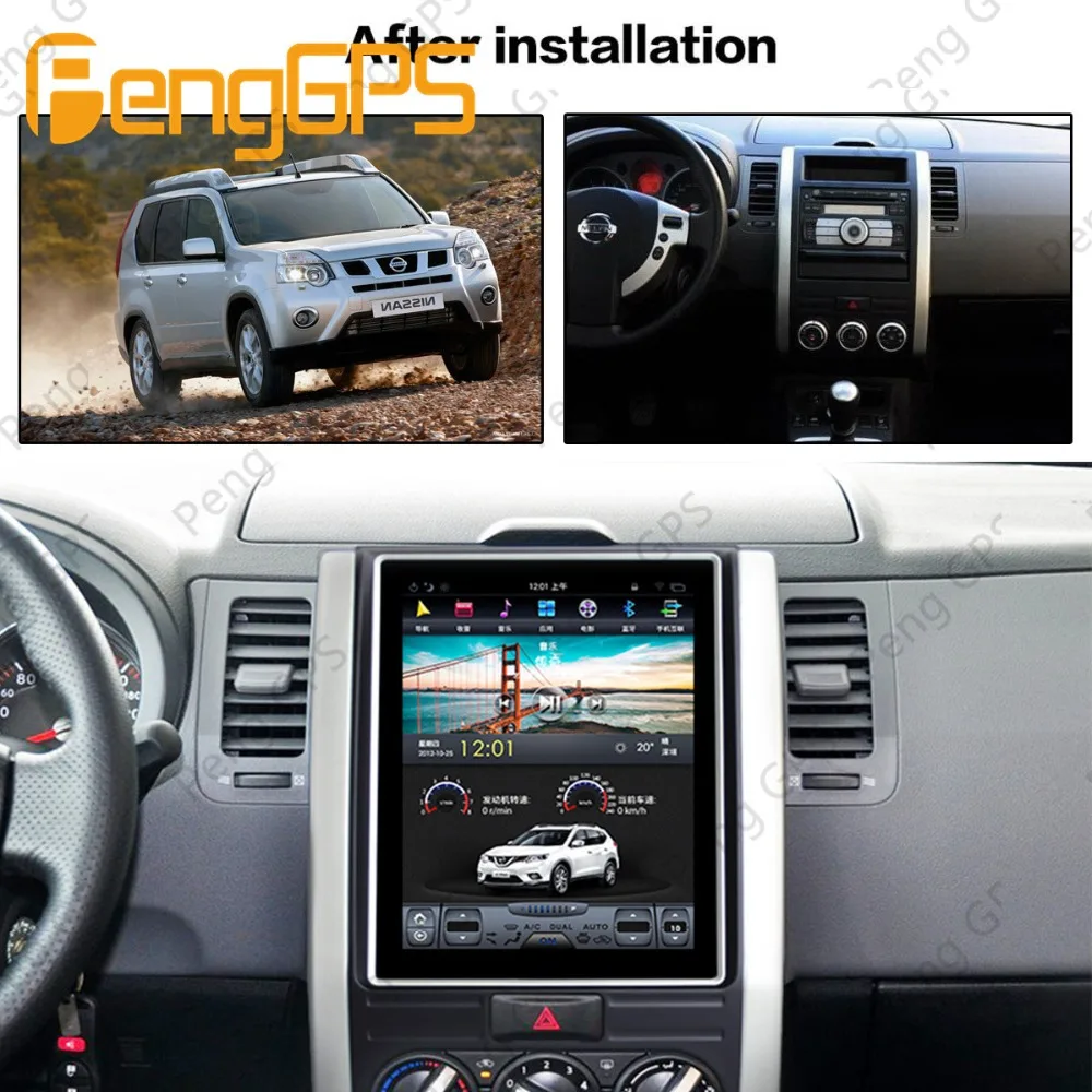4G 64G PX6 Android 9,0 автомобильный Радио Tesla вертикальный экран для NISSAN X-TRAIL- аудио плеер In-dash Carplay gps навигация
