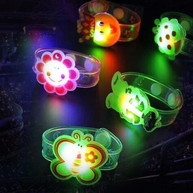 Juguetes de novedad juguetes de luz Flash Multicolor regalo para chico luces LED luminosas pulsera creativa reloj Flash muñeca juguetes luminosos| |   - AliExpress