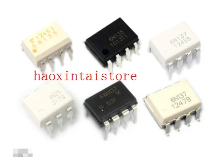 

2pcs 6N137 high-speed optocoupler 6N136 4N25 4N35 optocoupler in-line patch IC chip