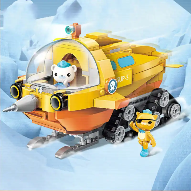 275pcs 3704 city narwhal boat octonauts cartoon b