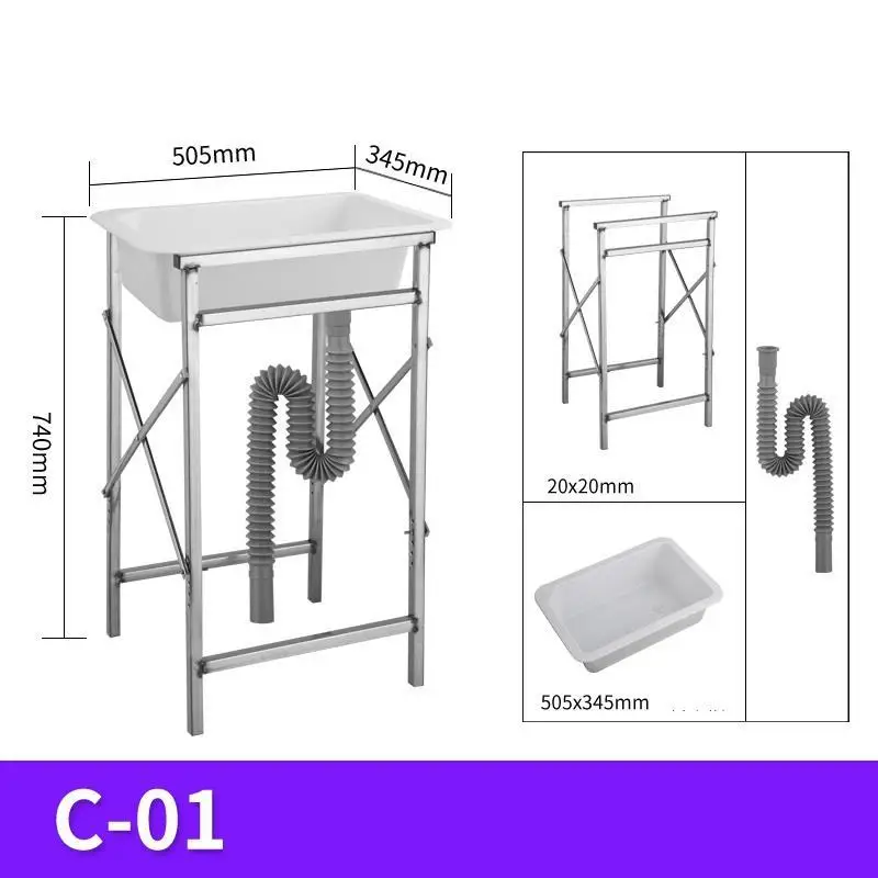 Evier Tarjas Para Waschbecken Portatil Afwasbak Wasbak kitchen Fregadero De Cocina Lavabo Cuba Pia Cozinha раковина для мытья посуды - Цвет: Number 2