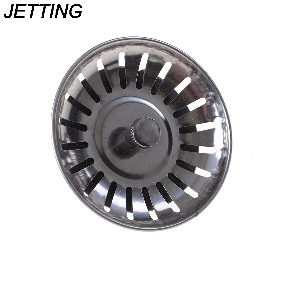 

80MM Bathroom Sink Strainer Stainless Steel Water Stopper Sink Sink Water Filter Plug Kitchen Sink Accessories Kitchen Tools