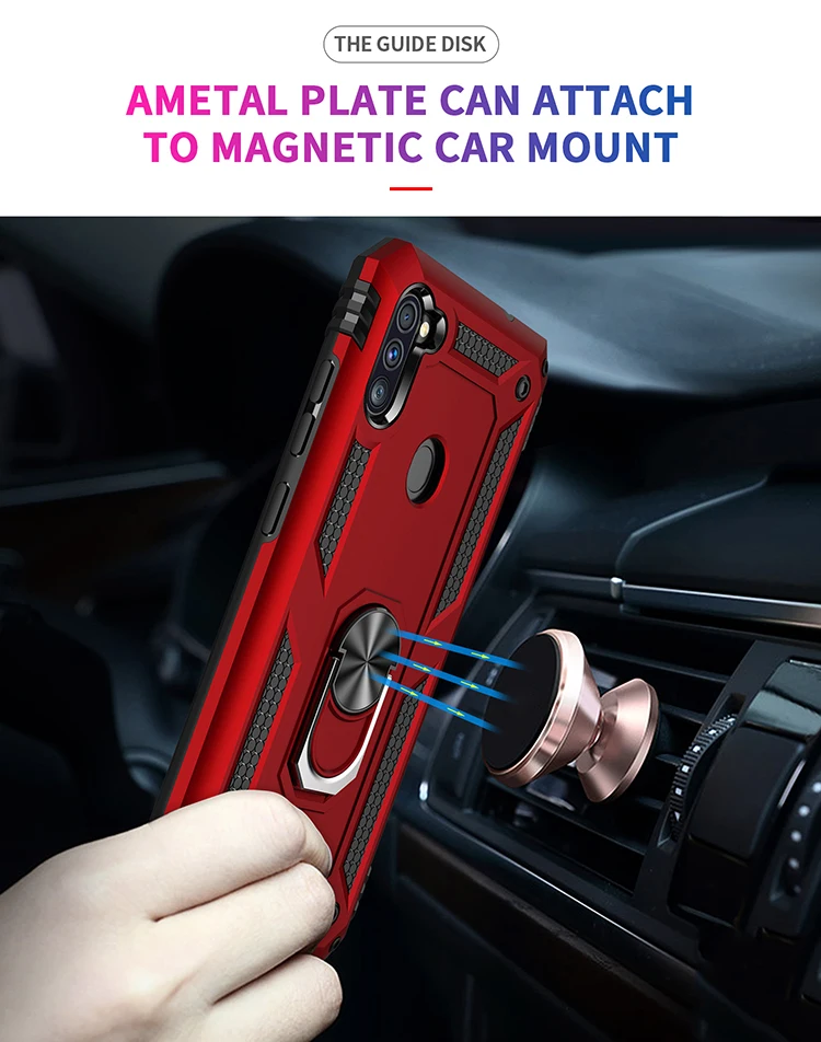 samsung cases cute for Samsung Galaxy A11 Case Cover Armor Rugged Military Shockproof Car Holder Ring Case for Samsung Galaxy A11 A 11 for M11 cute phone cases for samsung 