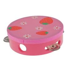 " музыкальный клубничный бубен барабан круглый перкуссия подарок для KTV Вечерние