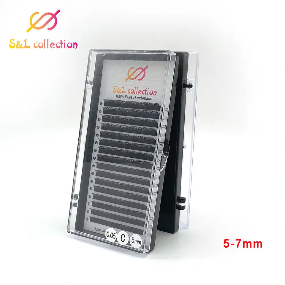 下部まつげエクステ,16列/ケース,つけまつげエクステ,5 6 7 8mm