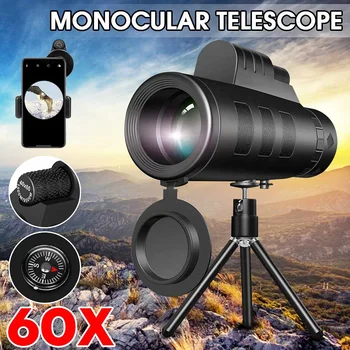 

Powerful Monocular Long Range Telescope for Smartphone 50X60 Military Spyglass Zoom High Quality HD Hunting Optics Scope Lens