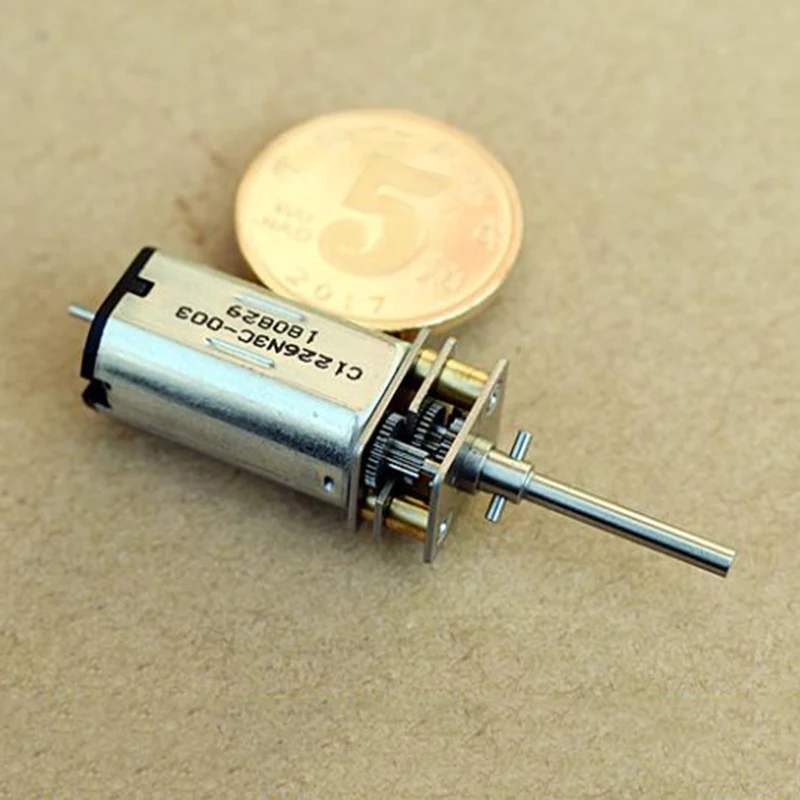 DC 3V 5V 3 7 V 1590RPM Micro Mini N30 полностью металлическая коробка передач редукторный