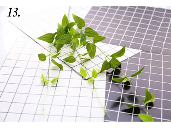 25~80cm Simulation Leaf Fake Plant Leaves for Adornment Photography Background Accessories Studio Photo Shooting Backdrops Props K