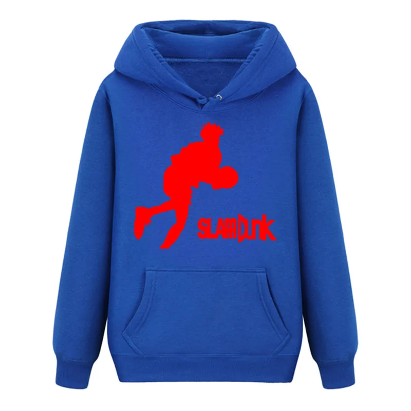 Высокое качество толстовки с длинными рукавами мультфильм SLAM DUNK Rukawa Kaede модный крутой свитер Soild цветов Топы