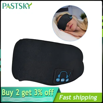 

Wireless Bluetooth Eye Mask Sleep Music Eyewear Shading Washable Comfortable Travel Eye Patch with Built-in Speakers Microphone