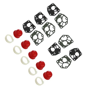 

Carburetor Primer Bulb Diaphragm Gasket Kit For 694394 4178 5084H 494408 4128 Replace Carb Fuel Line W/Gasket Kit Trimmer