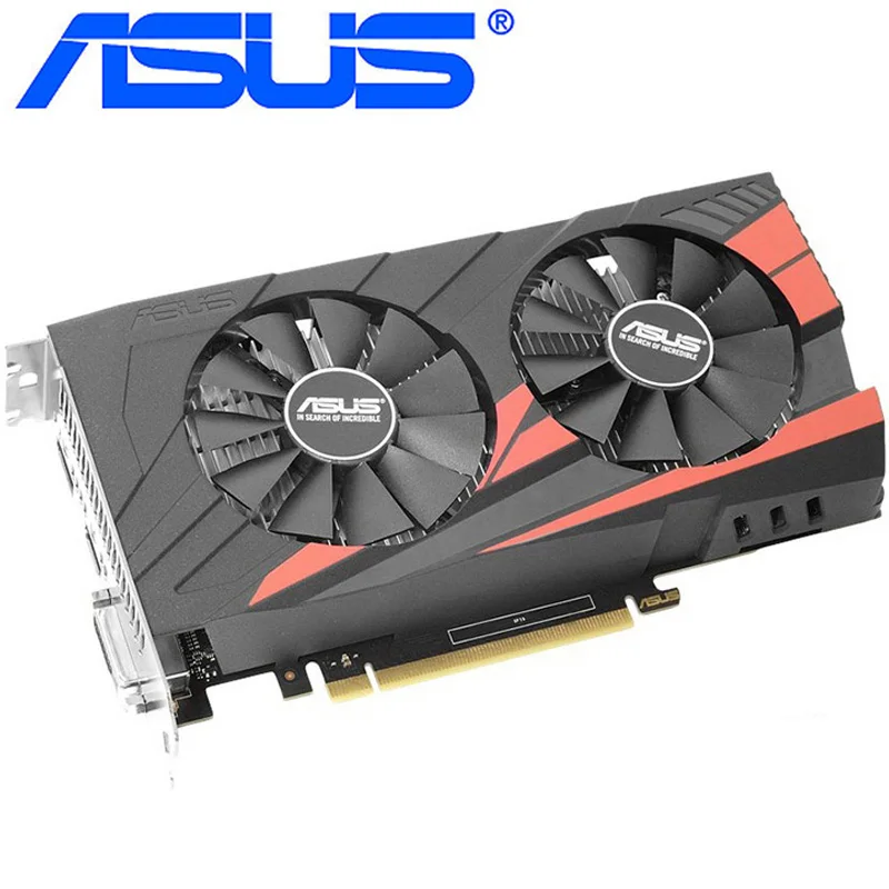 Видеокарта ASUS, оригинальная Видеокарта GTX 1050 Ti, 4 Гб, 128 бит, GDDR5, видеокарты для nVIDIA, видеокарты VGA, Geforce GTX 1050ti, Hdmi, Dvi, для игр, б/у