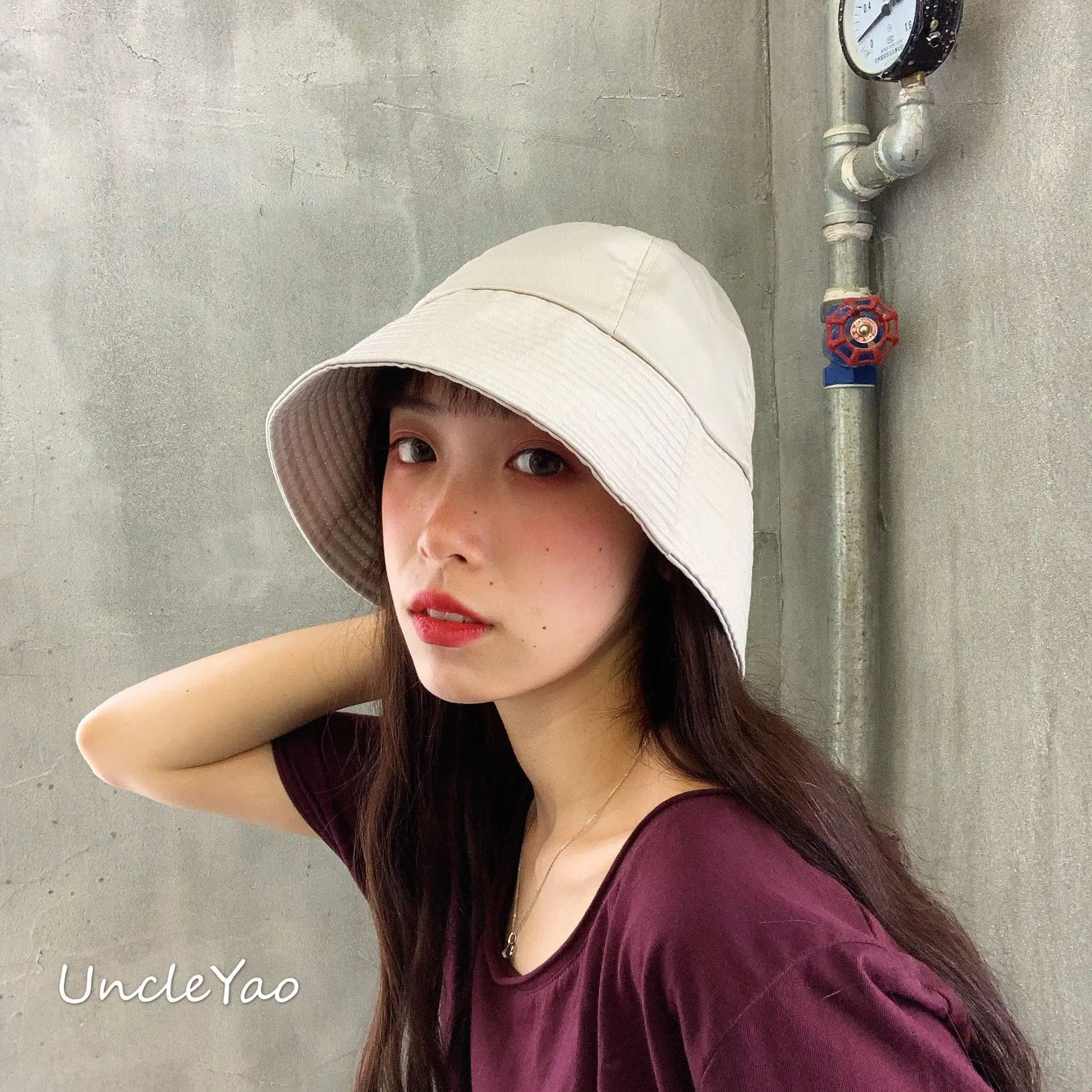 Korean autumn thin bucket fisherman's 